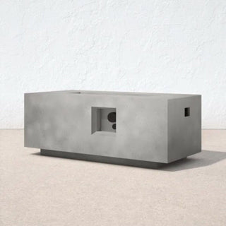 Propane Outdoor Durable Fire Pit Table - Gray
