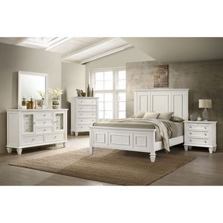 Dennis - 11 Drawer Dresser With Mirror - Cream White