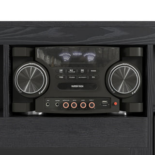 St. Cloud - Fireplace With Sound System - Black
