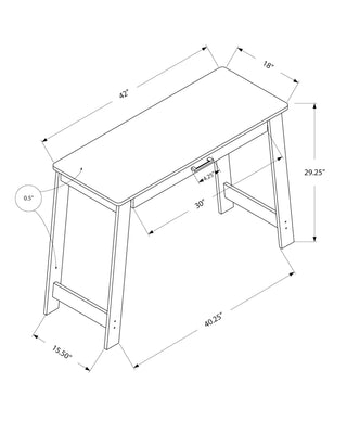 Stylish Design Computer Desk For Home Office Storage Drawers, Contemporary & Modern