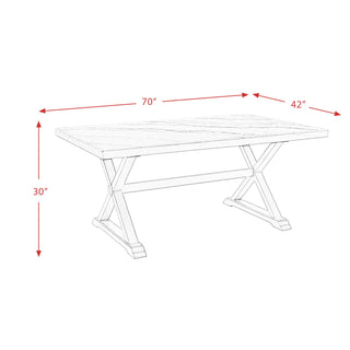 Lexi - 5 Piece Dining Set (Table And Four Chairs) - White