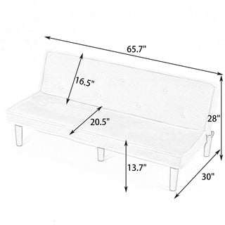 Versatile Sofa Bed With Solid Wood Frame