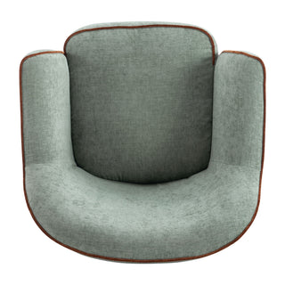 360° Swivel Accent Chair With Flared Arms