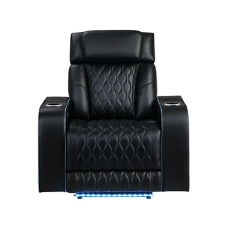 Electra - Power Recliner With Power Headrest, Massage, LED Lighting And USB Control
