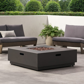 Modern Square Fire Pit With 50, 000 Btu