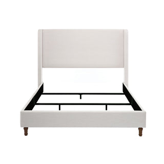 Hayden - Upholstered Wingback Bed With Tall Headboard