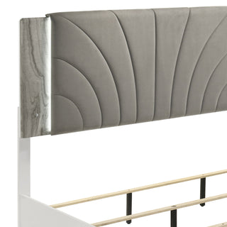 Jazz - Bedroom Set With LED Upholstered Headboard