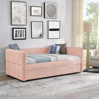 Upholstered Daybed With Pop Up Trundle