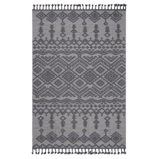 Guros - 8' X 10' Traditional Indoor / Outdoor Area Rug - White / Gray