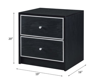 Jabir - Accent Table - Black / Silver