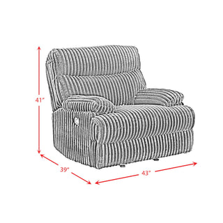 Admiral - Motion Recliner - Black