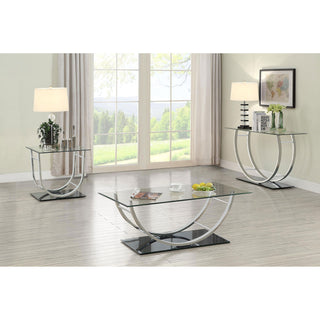 Garrett - Console Table - Chrome