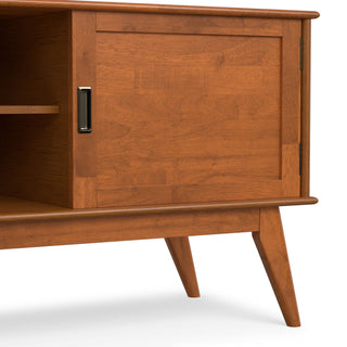 Draper - Handcrafted Mid Century Low TV Media Stand