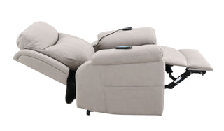 Chriki - Polished Power Motion Recliner With Lift Heating Massage Chair