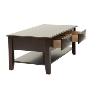 Table Set With Drawers And Open Shelf Storage
