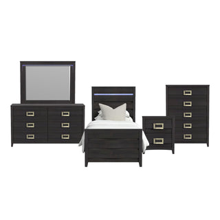 Tobias - Bedroom Set With LED