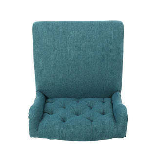 Vienna - Contemporary Fabric Tufted Wingback Counter Stools (Set of 2)