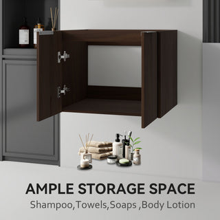 Floating Bathroom Vanity Cabinet With Soft Close Double Doors, Spacious Interior Storage, Wall Mounted, Cabinet Only