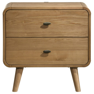 Winston - 2 Drawer Nightstand - Ash Brown