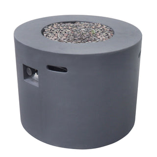 Round Iron Fire Pit With 40, 000 Btu