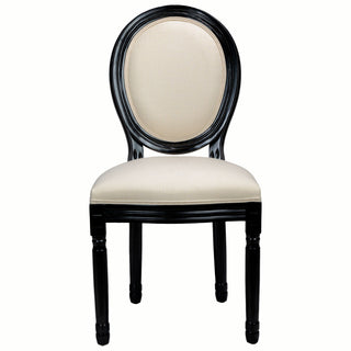 Upholstered & Round Back Dining Chairs (Set of 2)