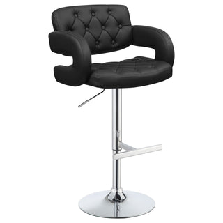 Adjustable Bar Stool With Upholstery