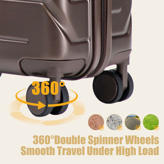 Hard Shell Travel Luggage With Scratch Resistant Surface