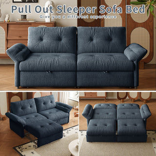 Sofa Bed, 2 In 1 Design For Living Rooms