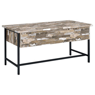 Salvaged - Drawer Storage Desk - Brown