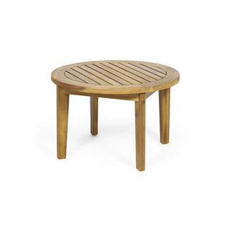 Patio Furniture Set, Outdoor Acacia Wood Patio Club Chair With Table