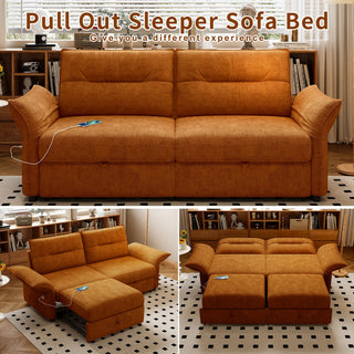 Sofa Bed With Convertible Design, Living Room Furniture