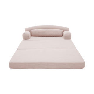 2 Seater Sofa Bed, Compact Foldable Floor Couch