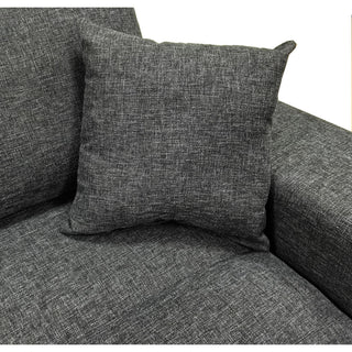 Sectional Sofa With 2 Ottomans And Toss Pillows