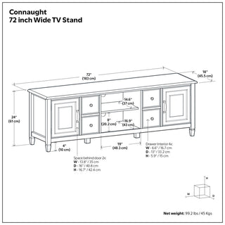 Connaught - Wide TV Stand