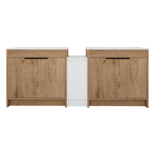 Freestanding Bathroom Vanity & Sink, Storage Cabinets, Soft Closing Doors