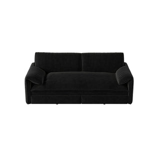 Pull Out 3 In 1 Convertible Sleeper Sofa With Side Storage, Multi Functional