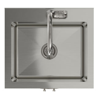 Reed - Deluxe Laundry Cabinet With Pull-Out Faucet And Stainless Steel Sink