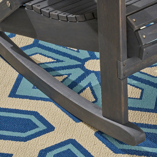 Echoes - Outdoor Acacia Wood Adirondack Rocking Chair