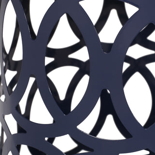 Outdoor Metal Large End Table, Modern Design