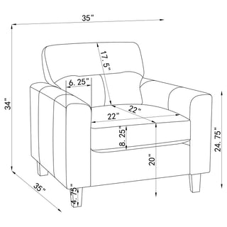 Remington - Sofa Set With Track Arms