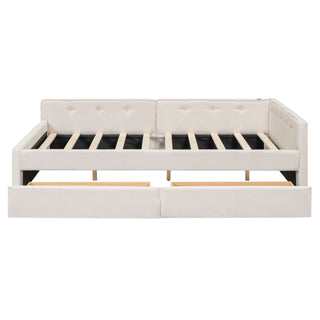 Platform Bed With USB Ports