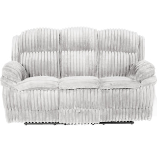 Motion Recliner Sofa With Fold-Down Table, Manual Recline, Charging Station & Cup Holders