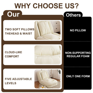 Upholstered Foldable Lazy Sofa Bed For Adults And Pets