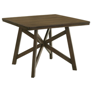 Maxine - Square Counter Height Dining Table - Brown