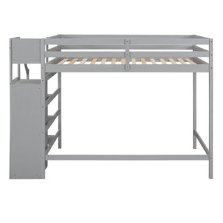 Loft Bed With Built In Storage Wardrobe And Staircase