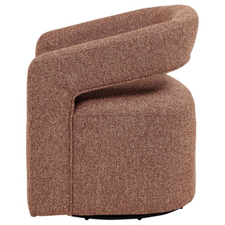 Brillia - Swivel Accent Chair - Burgundy