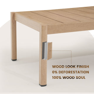 Outdoor Coffee Table - Beige Brown