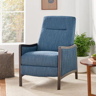 Drury - Contemporary Fabric Upholstered Pushback Recliner