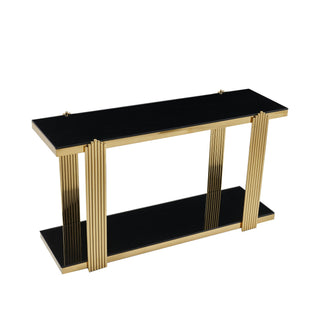 Console Table With Double Tier Storage