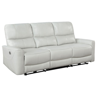 Amberly - 3 Piece Power Reclining Sofa Set - Light Gray